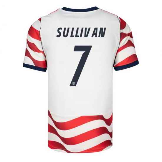USA 2026 FIFA World Cup Soccer White Jersey Set ( Have Shorts ) Quinn Sullivan #7